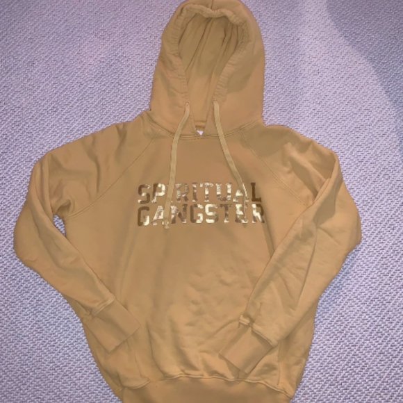 Yellow Spiritual Gangster Hoodie - Picture 3 of 5